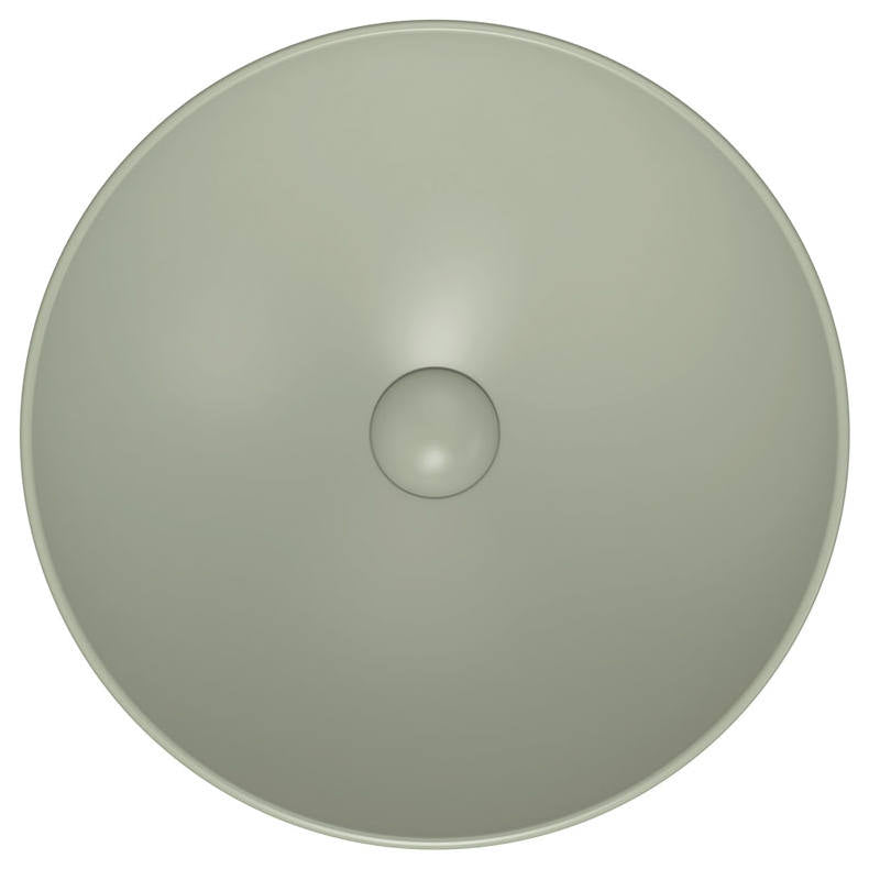 Aluca Above Counter Basin, Matte Olive