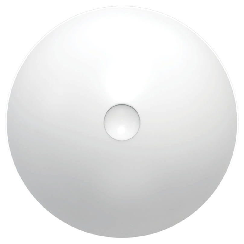 Aluca Above Counter Basin, Matte White