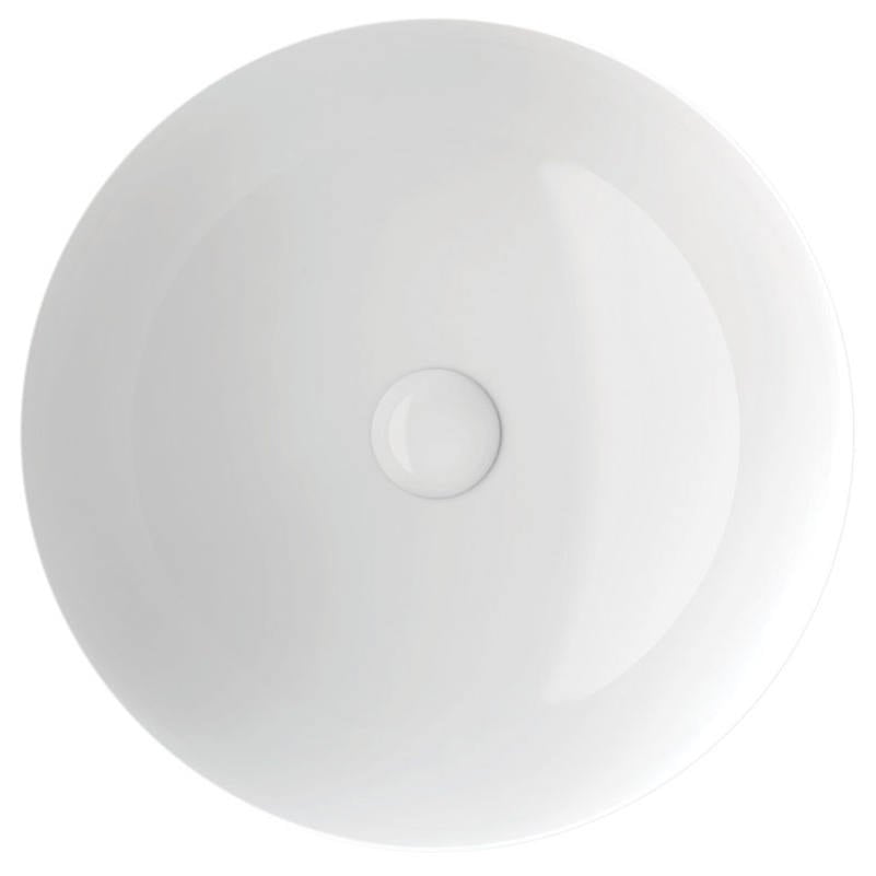 Aluca Above Counter Basin, Gloss White