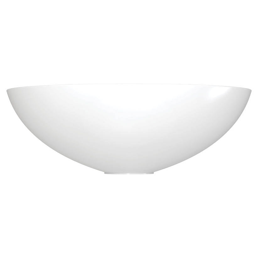 Aluca Above Counter Basin, Gloss White