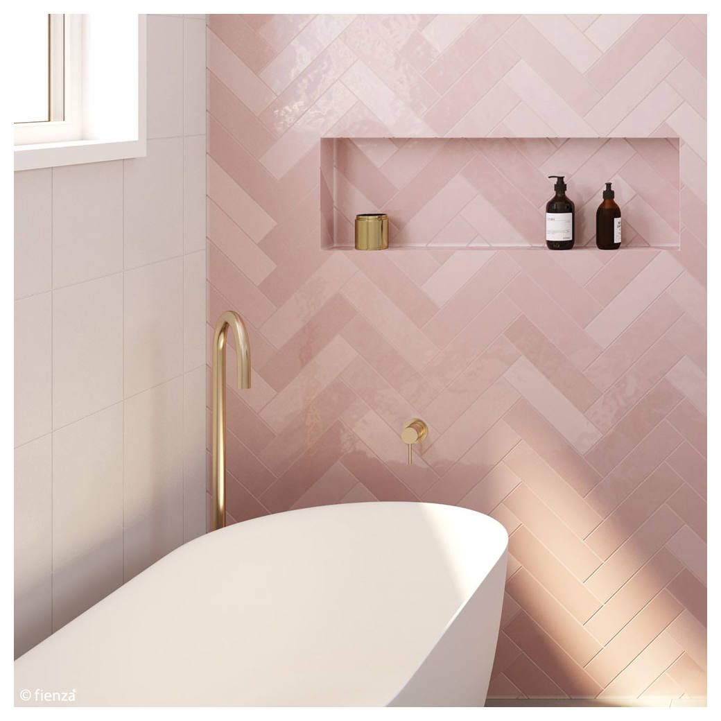 Kaya Gooseneck Floor Mounted Bath Outlet, Urban Brass