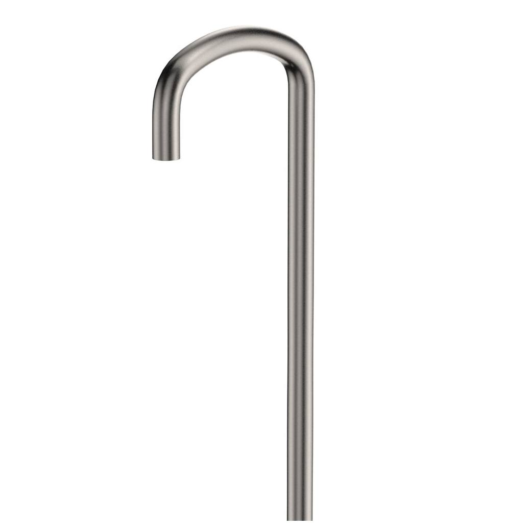 Tono Floor Mounted Bath Outlet, Brushed Nickel