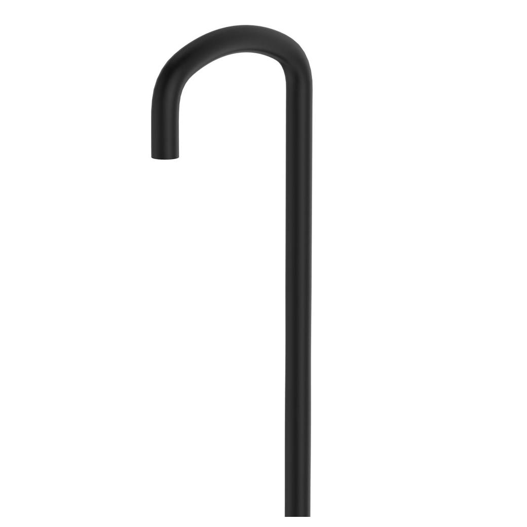 Tono Floor Mounted Bath Outlet, Matte Black