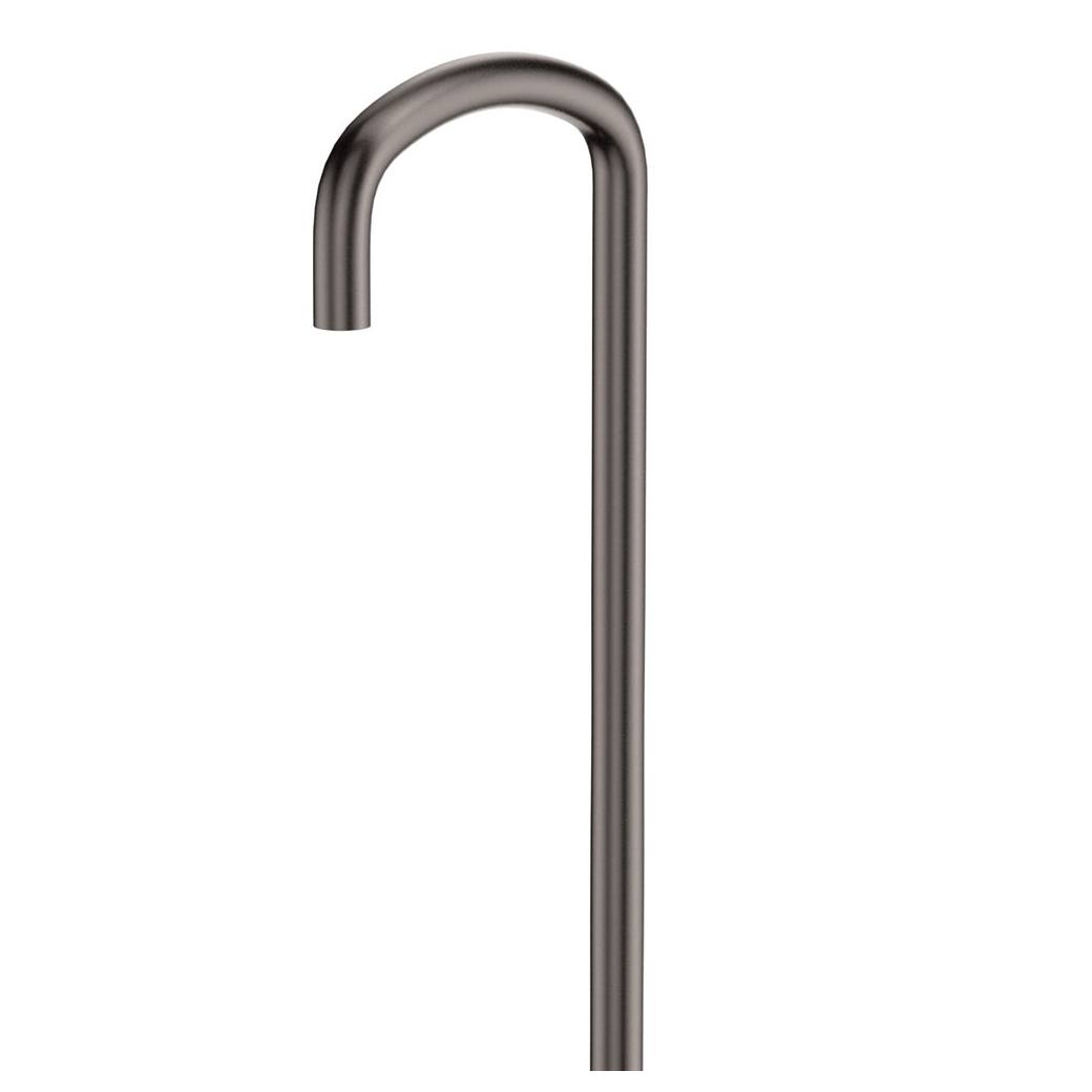 Tono Floor Mounted Bath Outlet, Gun Metal