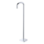 Tono Floor Mounted Bath Outlet, Chrome