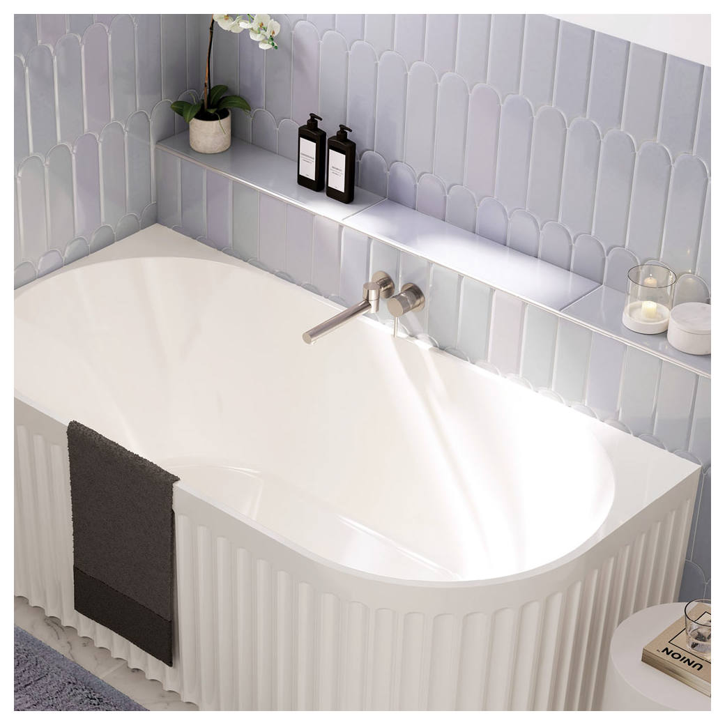 Michelle Swivel Bath Outlet, Brushed Nickel