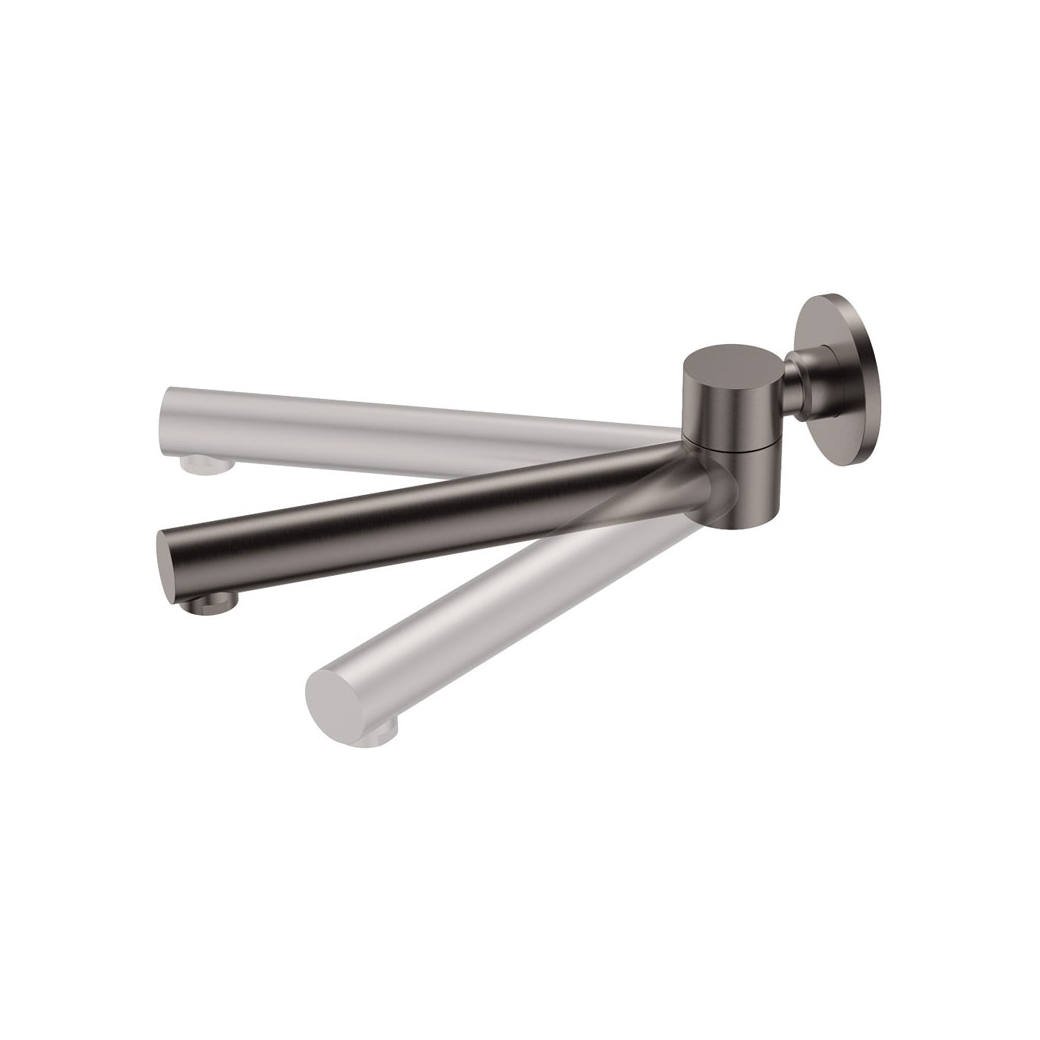 Michelle Swivel Bath Outlet, Gun Metal