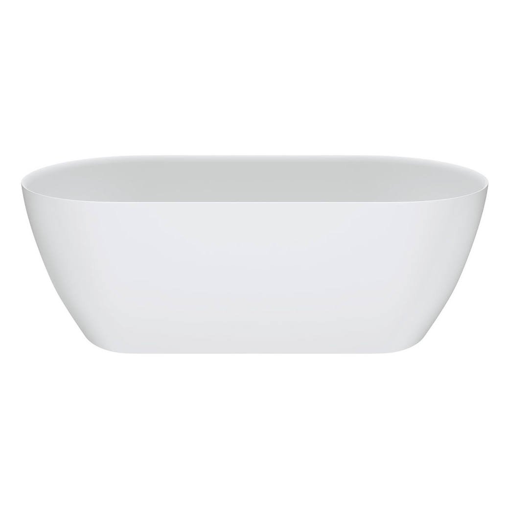 Kaya Solid Surface Bath, 1700mm, Matte White