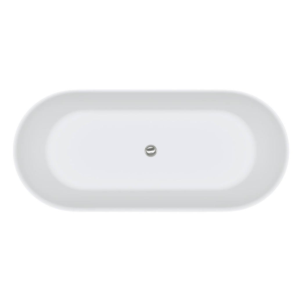 Kaya Solid Surface Bath, 1700mm, Matte White