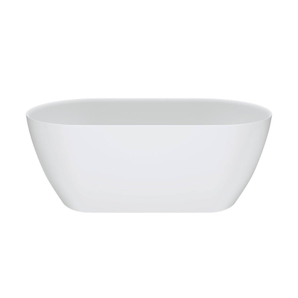Kaya Solid Surface Bath, 1500mm, Matte White