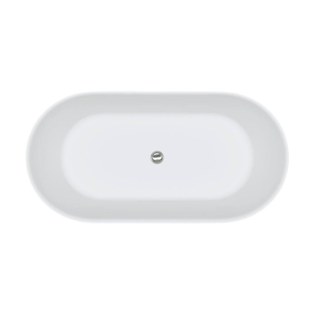 Kaya Solid Surface Bath, 1500mm, Matte White