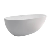 Bahama Solid Surface Bath, 1500mm, Matte White
