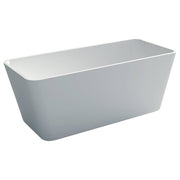 High Rise Stone Bath 150x68x56, Matt White