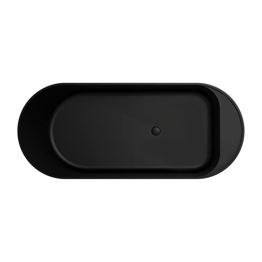 Minka Solid Surface Bath, 1700mm, Matte Black