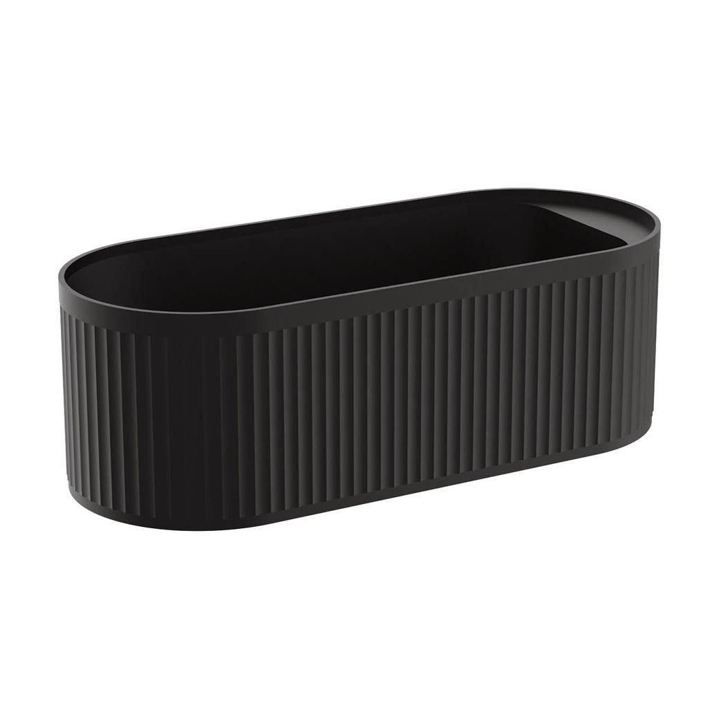 Minka Solid Surface Bath, 1700mm, Matte Black