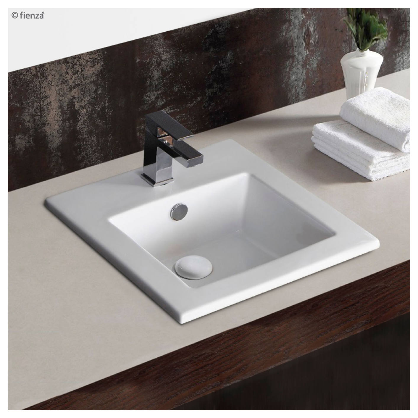 Allison Fully-Inset Basin, 1TH, Gloss White