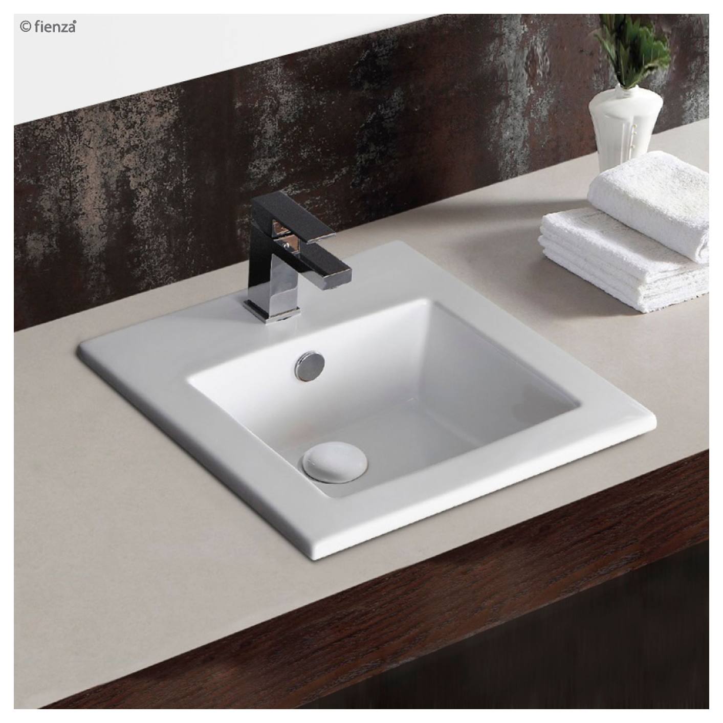 Allison Fully-Inset Basin, 1TH, Gloss White