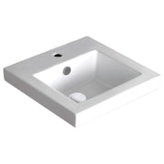 Alison Semi-Inset Basin, Gloss White