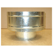 6 Inch Galvanised Gas Cowl w/Single Skin (150mm)