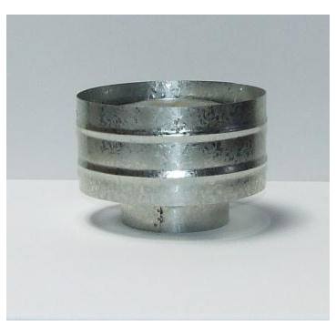 9 Inch Galvanised Gas Cowl w/Single Skin (225mm)