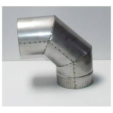 90 Degree Bend Galvanised 175