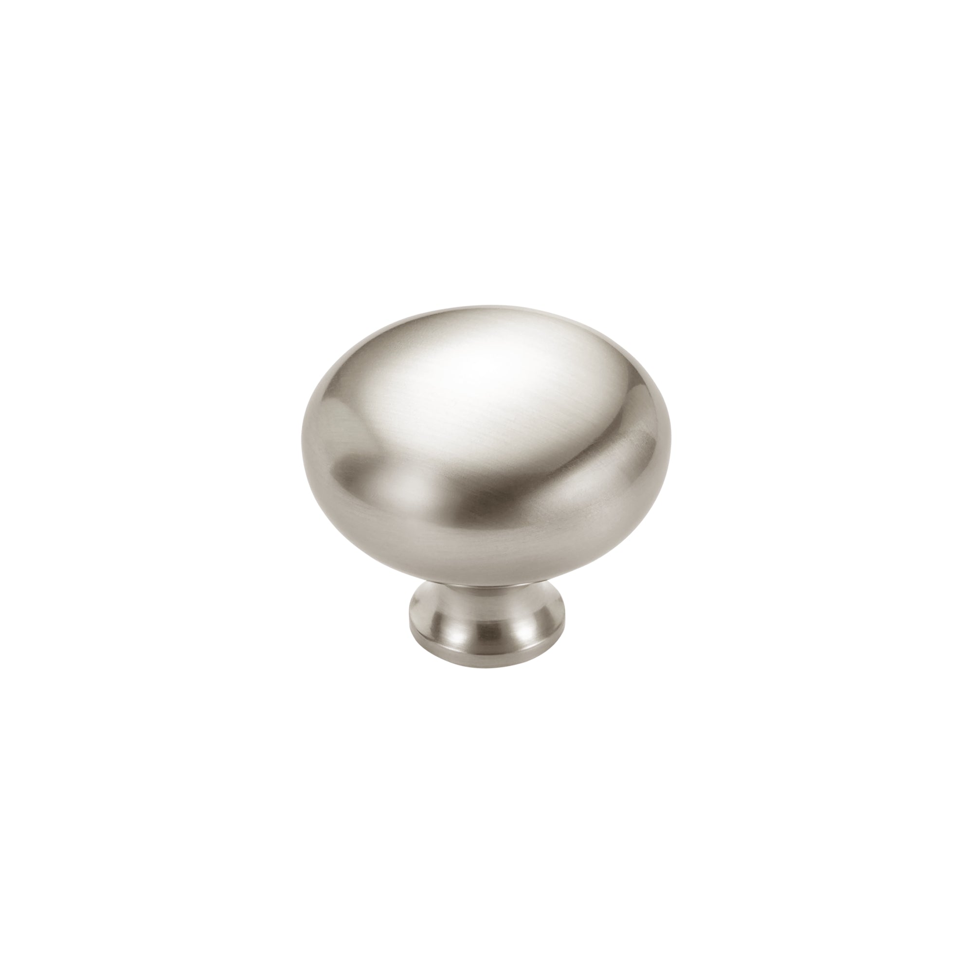 Lugo Plain Knob 38mm Brushed Nickel