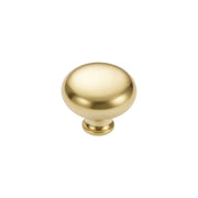 Lugo Plain Knob 38mm Polished Brass