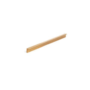 Angle Pull Handle 128mm Brushed Dark Brass