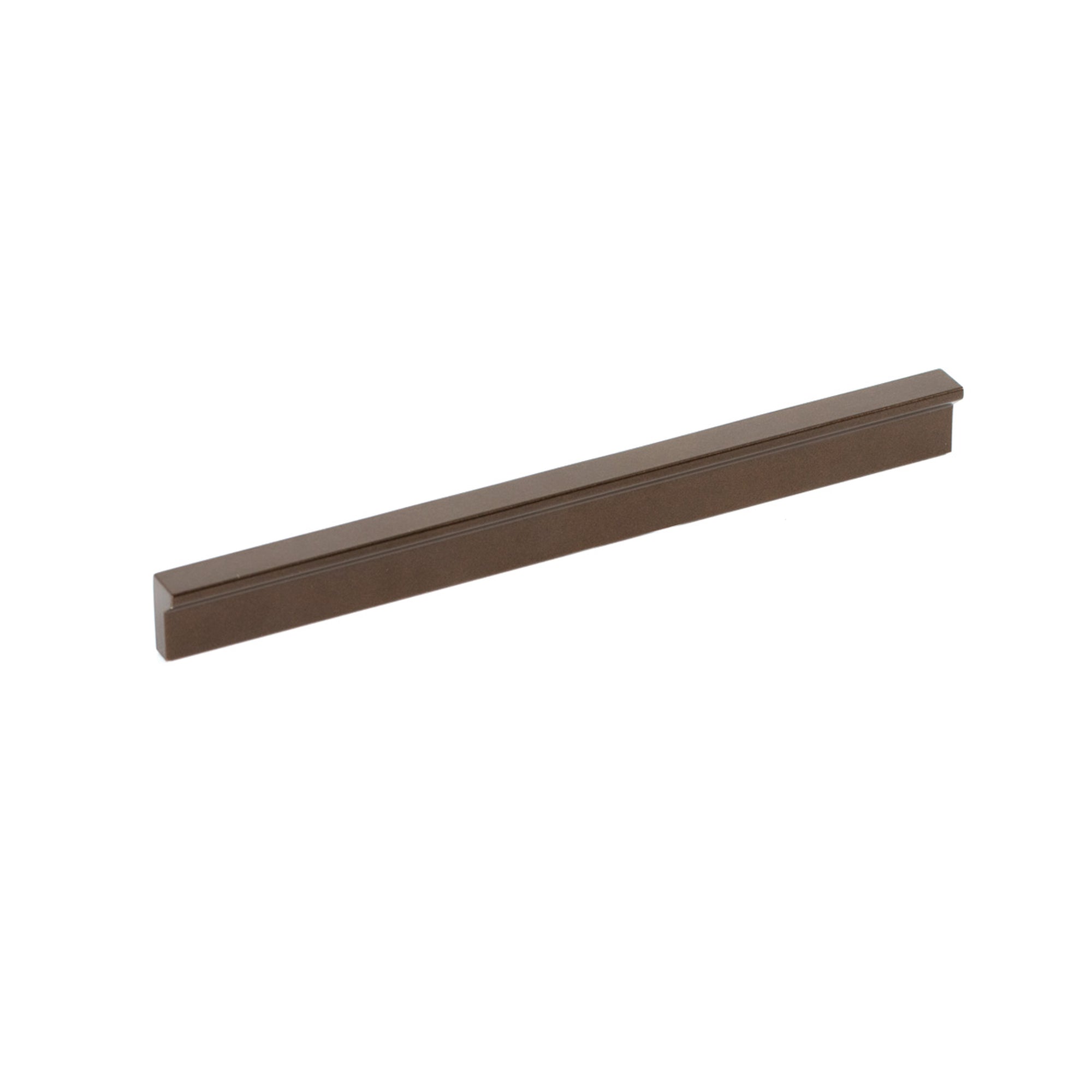 Angle Pull Handle 128mm Metallic Golden Brown