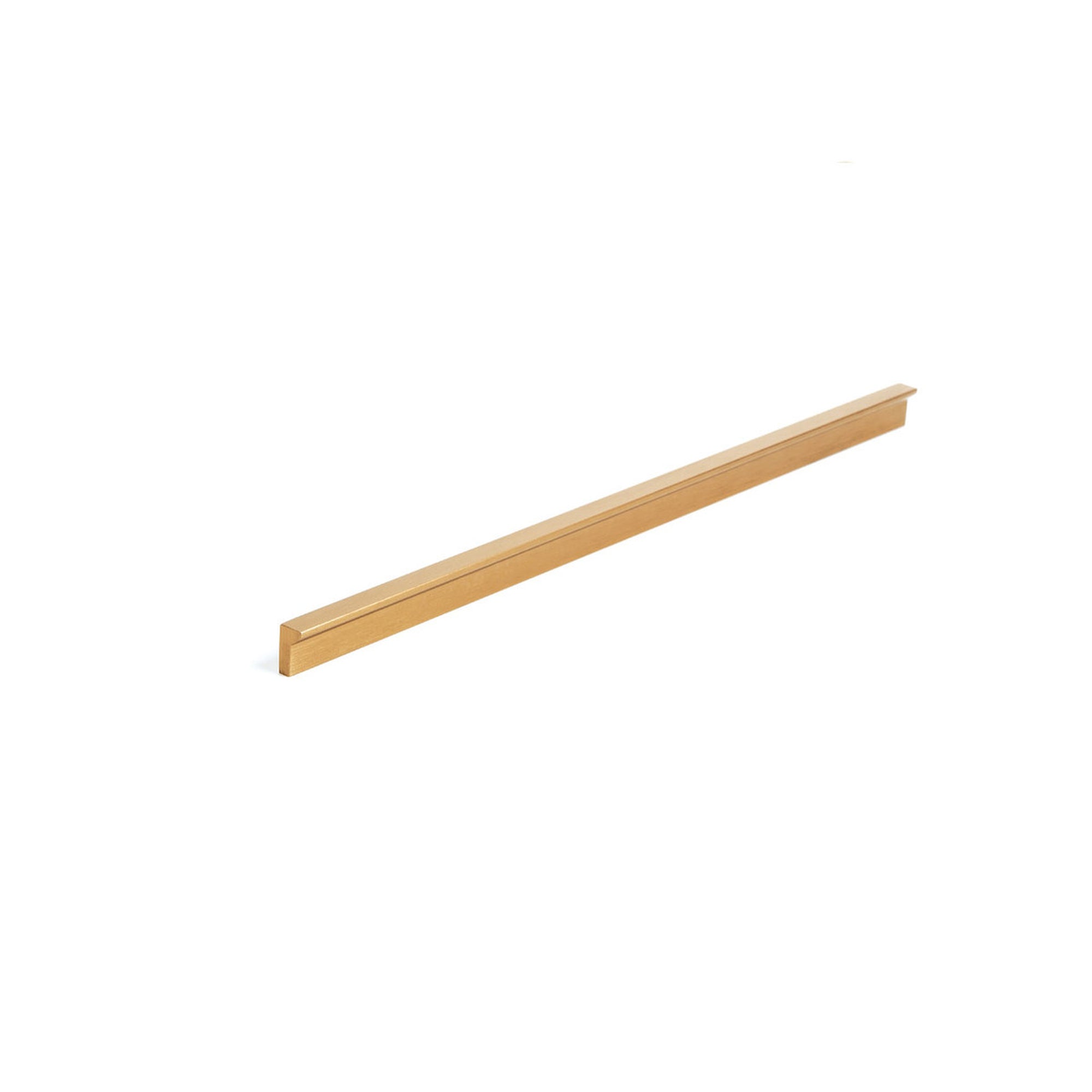 Angle Pull Handle 192mm Brushed Dark Brass