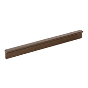 Angle Pull Handle 192mm Metallic Golden Brown