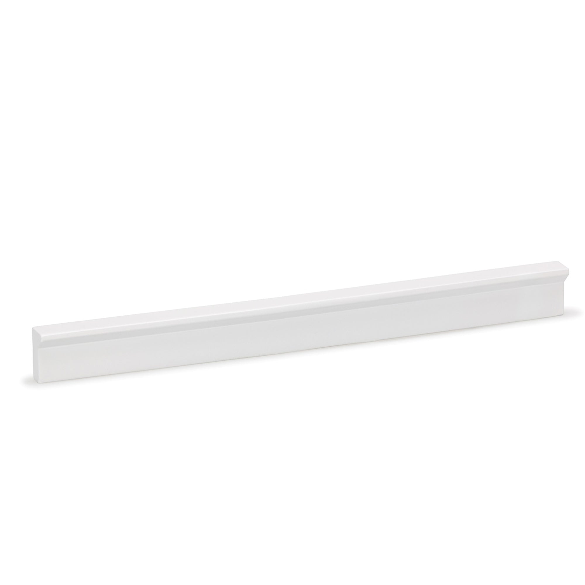 Angle Pull Handle 192mm Matt White