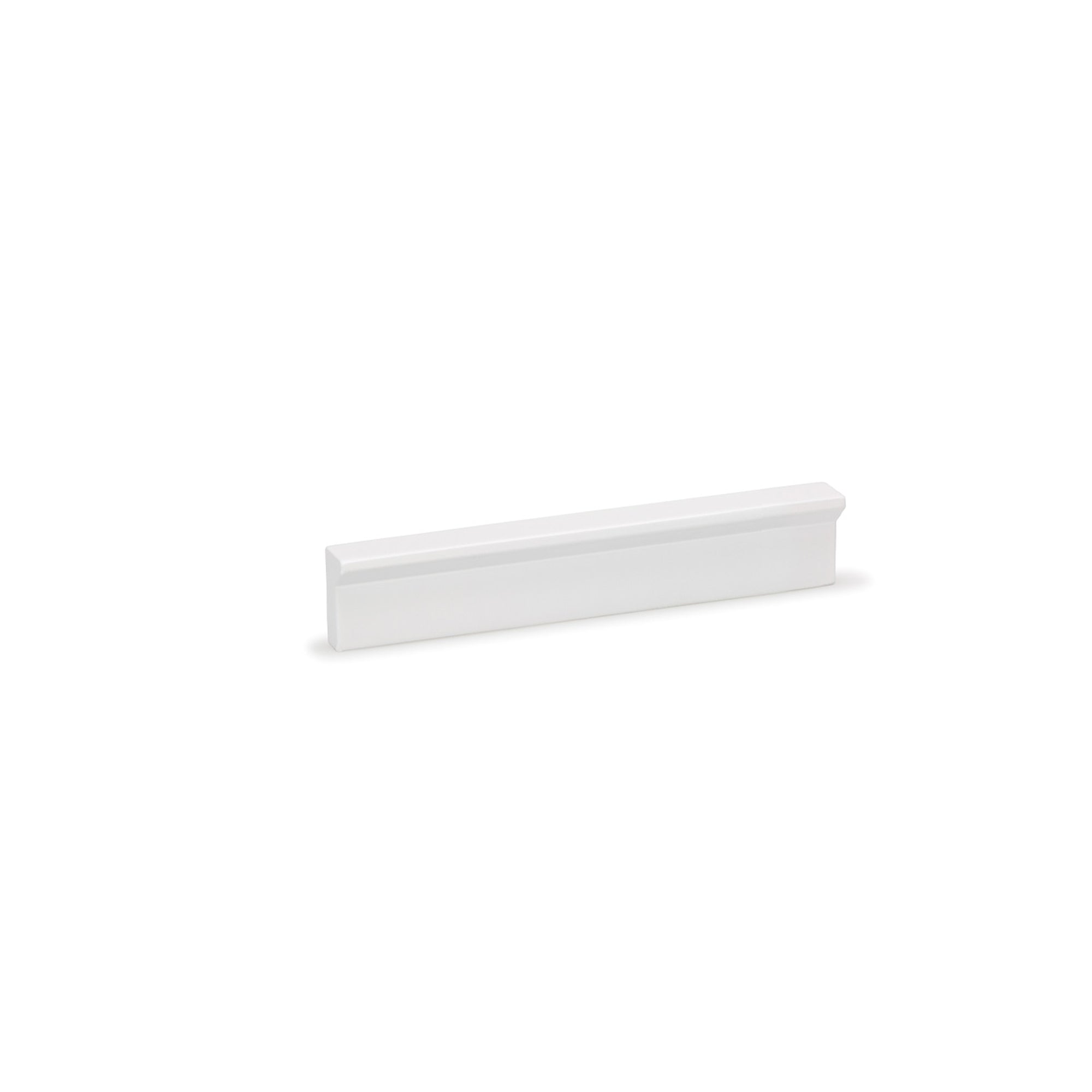 Angle Pull Handle 64mm Matt White