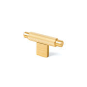 Arpa T Knob 70mm Brushed Dark Brass