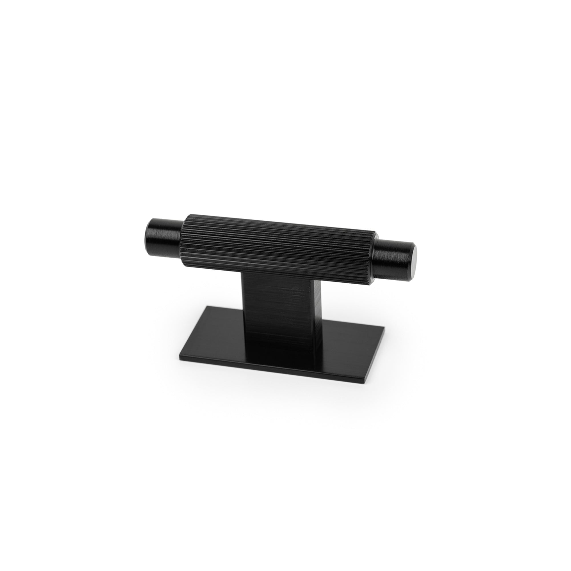 Arpa T Knob and Backplate 70mm Dull Brushed Black