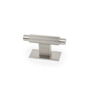 Arpa T Knob and Backplate 70mm Dull Brushed Nickel