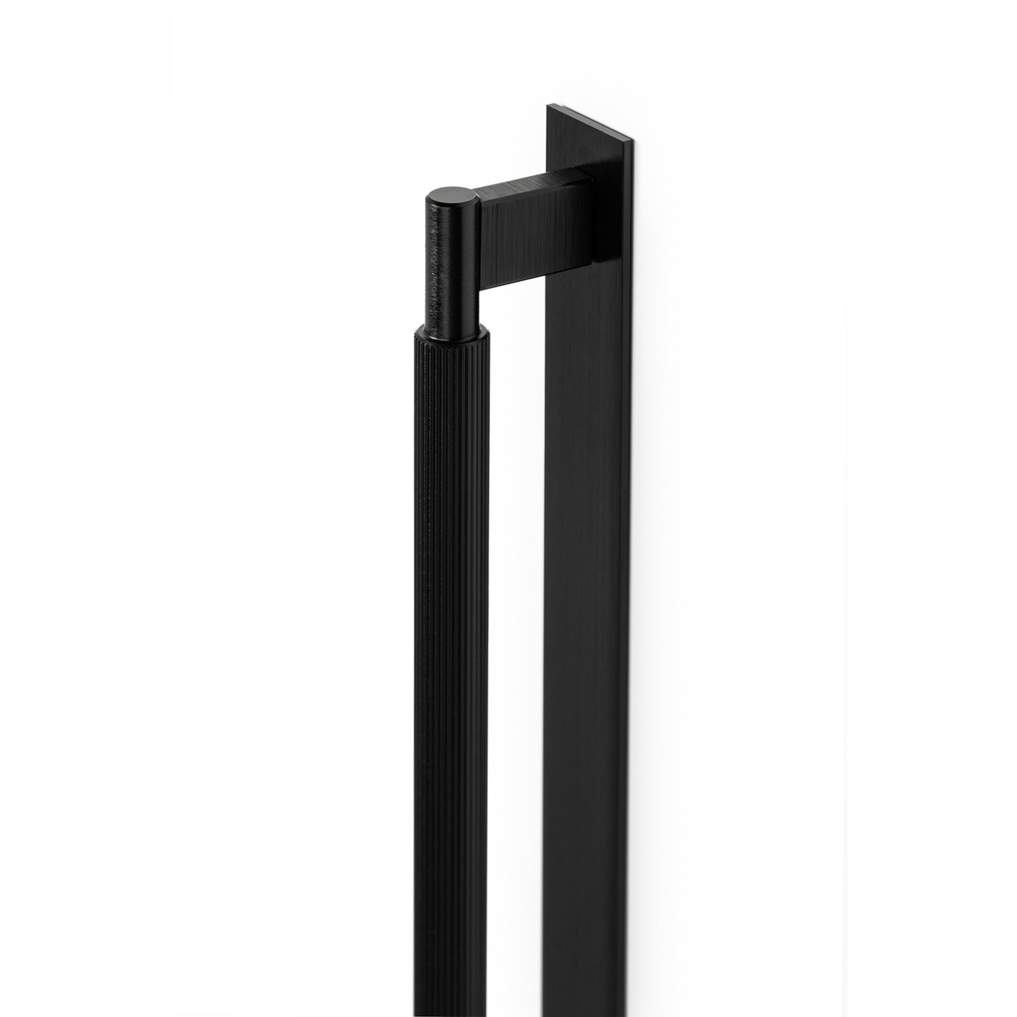 Arpa D Handle and Backplate 1178mm Dull Brushed Black