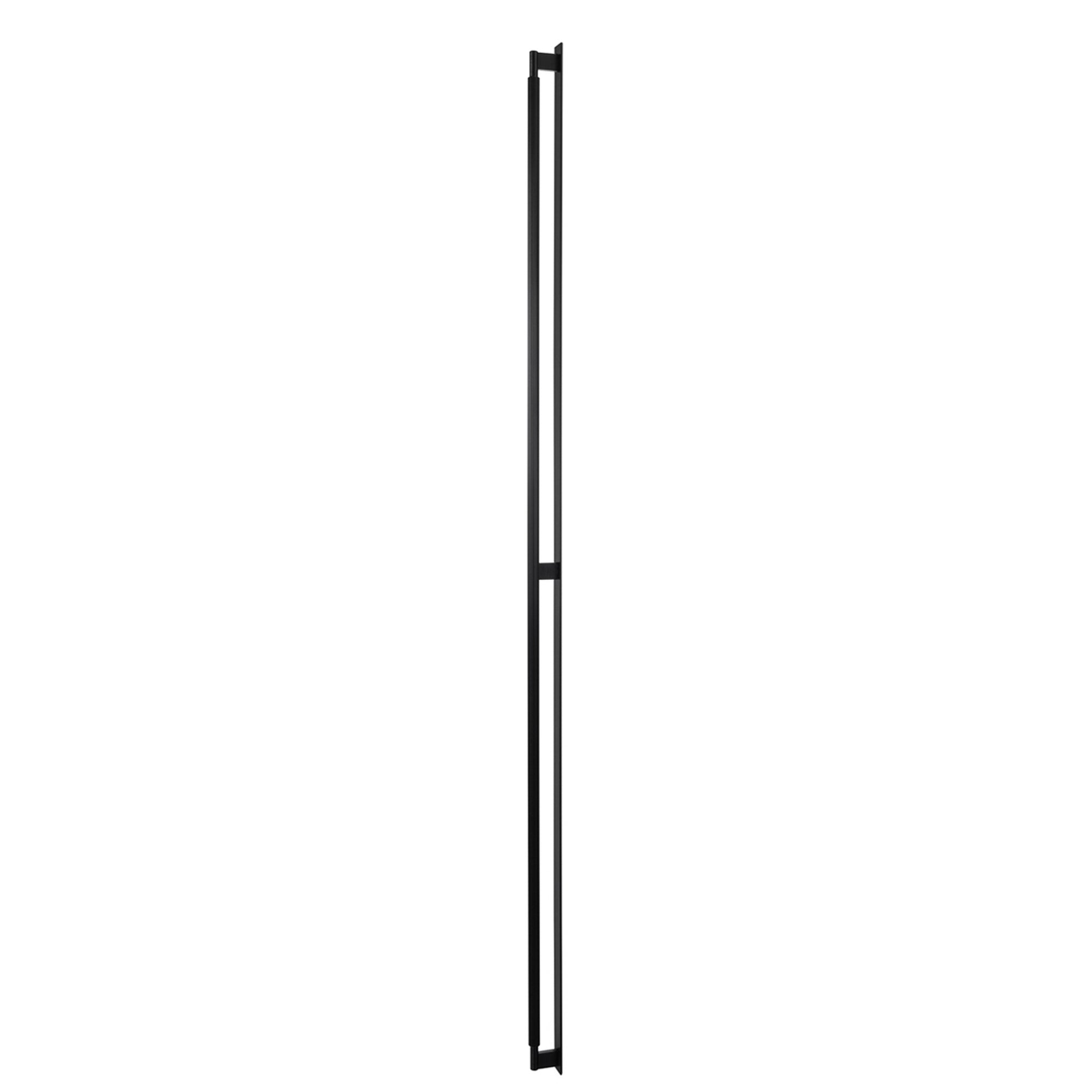 Arpa D Handle and Backplate 1178mm Dull Brushed Black