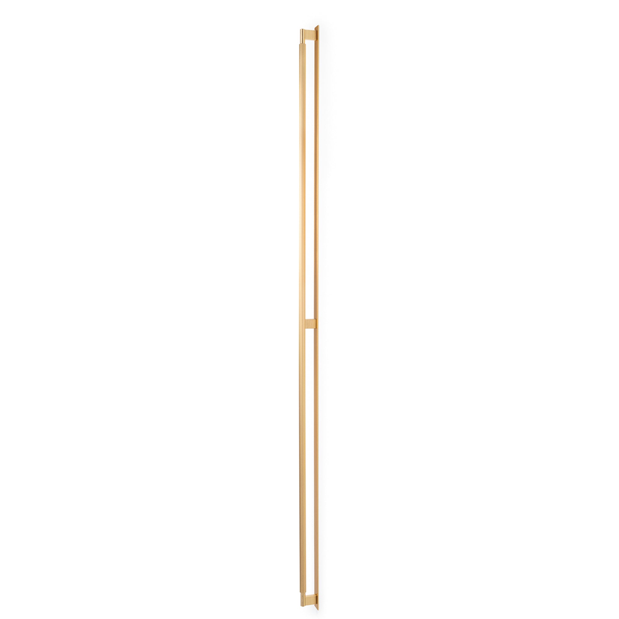 Arpa D Handle and Backplate 1178mm Dull Brushed Dark Brass