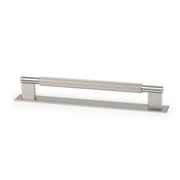 Arpa D Handle and Backplate 192mm Dull Brushed Nickel