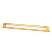 Arpa D Handle and Backplate 320mm Dull Brushed Dark Brass