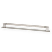 Arpa D Handle and Backplate 320mm Dull Brushed Nickel
