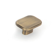 Aspen Solid Brass Knob Dark Brushed Brass