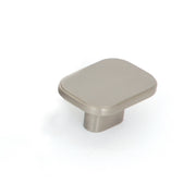 Aspen Solid Brass Knob Dull Brushed Nickel
