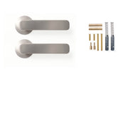 Momo Aspen Lever Handle Set Dull Brushed Nickel