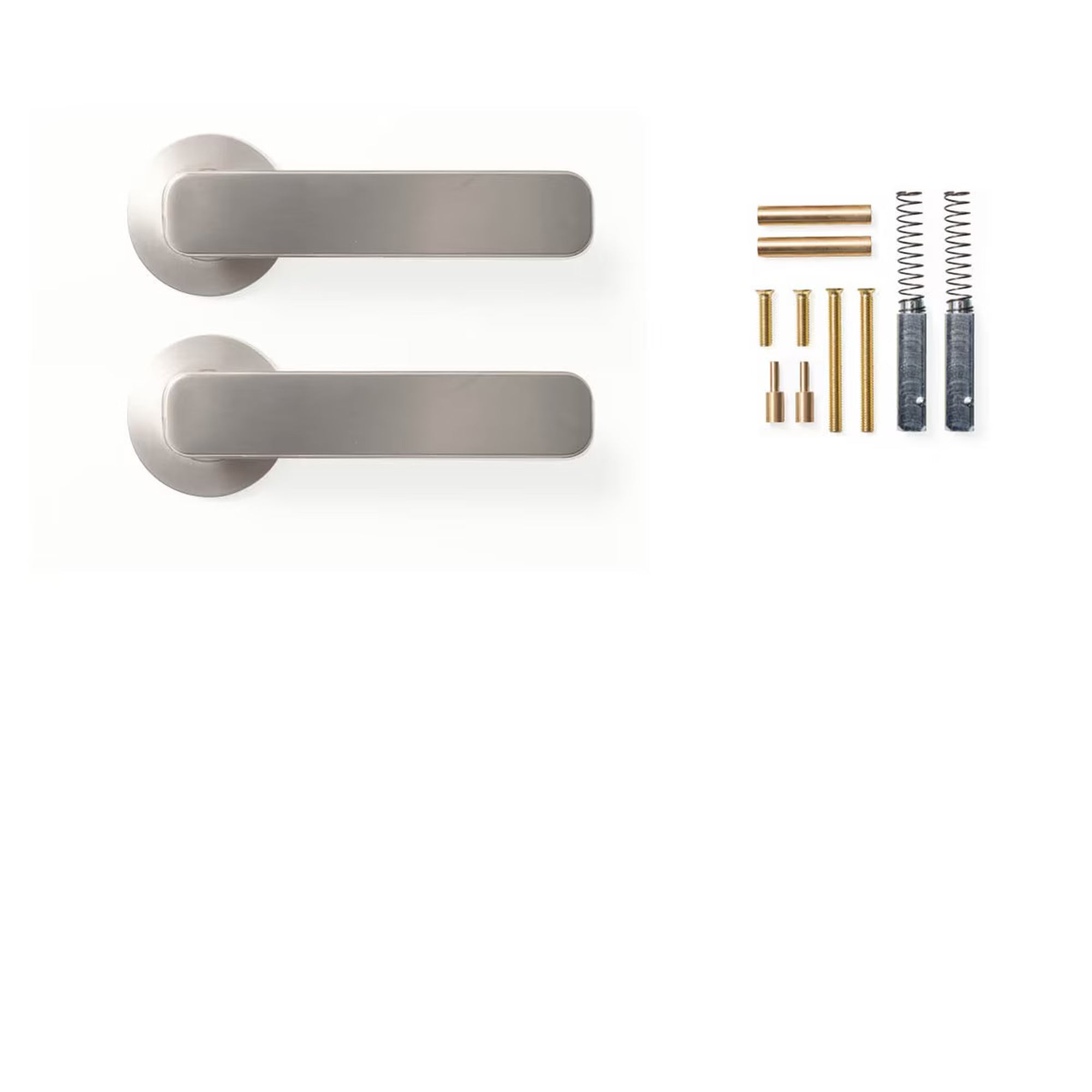 Momo Aspen Lever Handle Set Dull Brushed Nickel