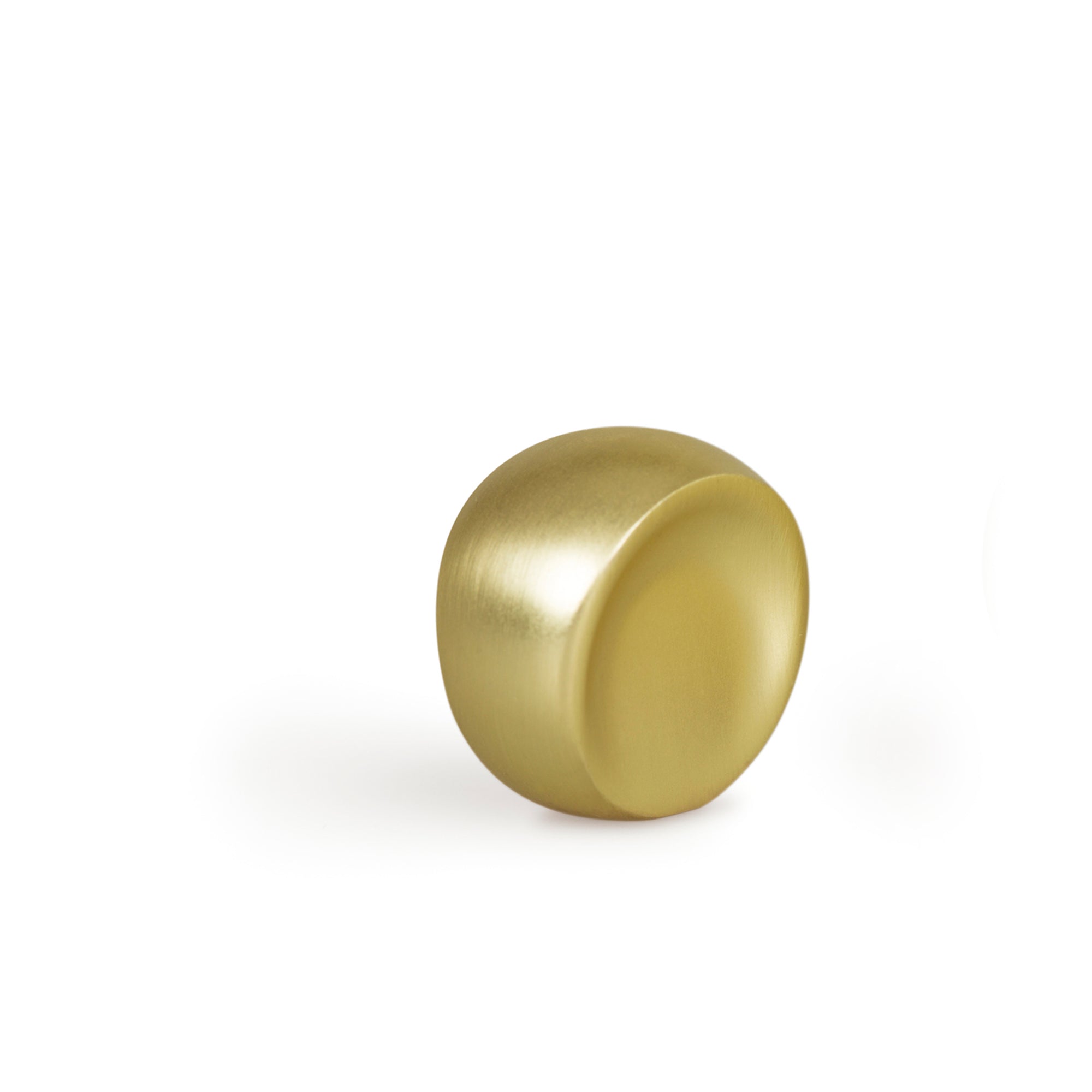 Ball Knob - 24mm Brushed Matt Brass