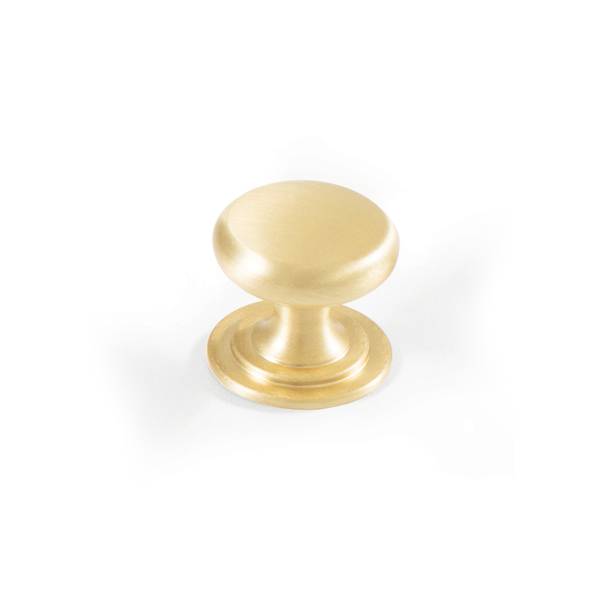 Bosco Round Knob 32mm Brushed Matt Brass