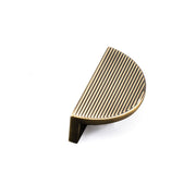 Barrington Eclipse Ribbed 64mm Dark Brushed Brass