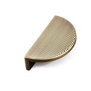 Barrington Eclipse Ribbed 96mm Dark Brushed Brass